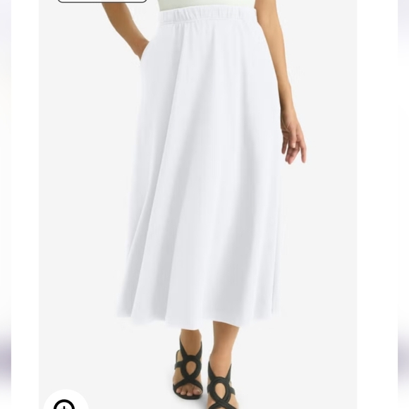 Woman Within A LINE Skirt - Picture 1 of 6